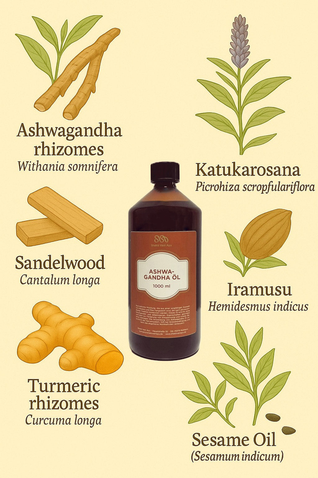 ashwagandha tailam, massageöl ayurveda, ayurveda massageöl, ayurvedisches massageöl, massageöl ashwagandha, ayurveda massageöl vata, abhyanga öl, ayurveda körperöl, wellness massageöl, körperöl natur, massageöl ohne zusätze, massageöl naturrein, pflanzliches massageöl, ayurvedisches körperöl