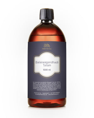 Massageöl BALASWAGANDHADI Tailam - 1L Flasche