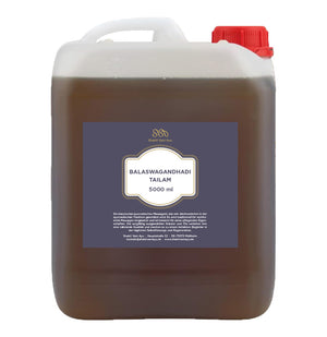Massageöl BALASWAGANDHADI Tailam - 5L Flasche Kanister
