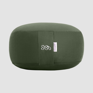 Meditationskissen Rund 16cm - Waldgrün